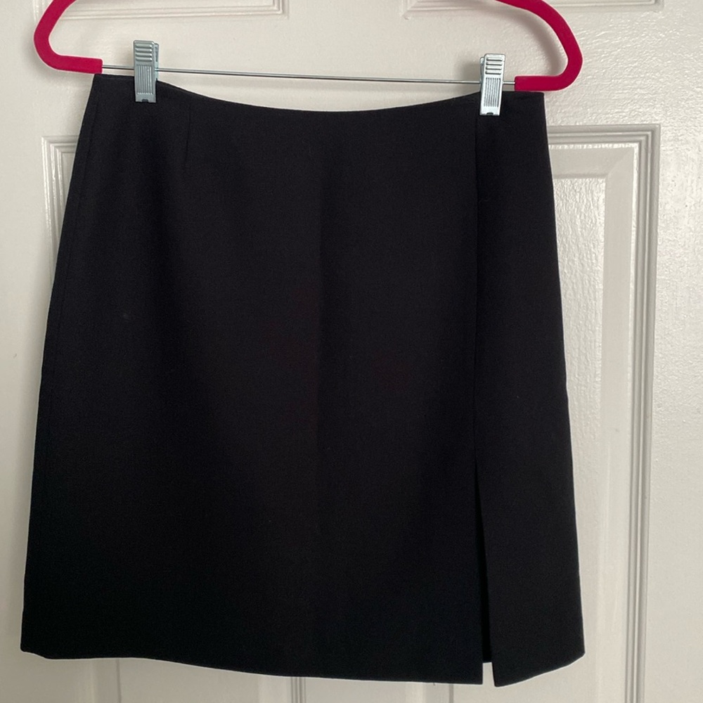 Gap black miniskirt with slit.